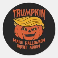 Trumpkin Halloween - Make Halloween Great Again Cl Classic Round Sticker