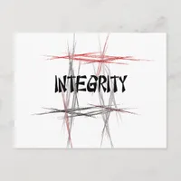 Martial Arts Integrity Postcard