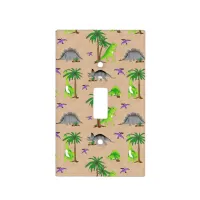 Dinosaur Land Cute Dino Light Switch Cover