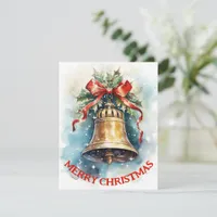 Vintage Bell - Christmas Card