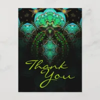 Thank You Fractal Art Postcard - Customized