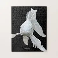 Stunning Platinum Butterfly Koi Carp Jigsaw Puzzle
