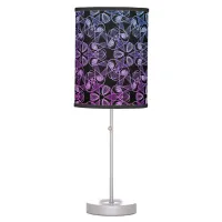 Blue Purple Pink Abstract Table Lamp