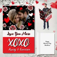 Personalized Jumbo-Sized Photo Valentine's Day  Card