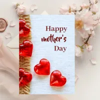 Mother's Day  with love candy Greeting Card