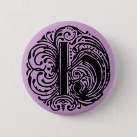 Monarchia Letter "H" Pinback Button