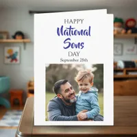 Happy National Sons Day! September 28th Card