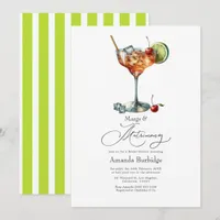 Acid Lime Margs & Matrimony Bridal Shower Invitation