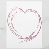 Pink Abstract Heart