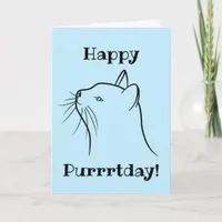 Cat lover Birthday Card