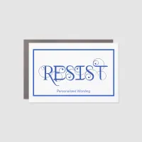 RESIST Democratic  Car Magnet