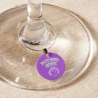 ID Tag 'Psycho Chick Wine Charm