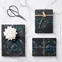 Zodiac Star symbol Wrapping Paper Sheets