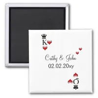 Vegas wedding  Save the date magnet