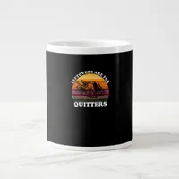 Leftovers Are For Quitters - Funny Thanksgiving Le Giant Coffee Mug