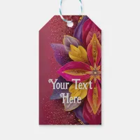 Elegant Floral Wedding  Gift Tags