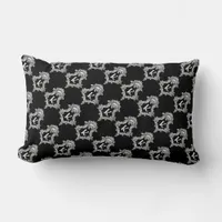 K Monogram Initial Throw Pillow