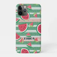 Customizable Watermelon Pattern iPhone 11 Pro Case