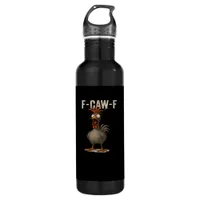 F-Caw-F Chicken Retro Classic Stainless Steel Water Bottle