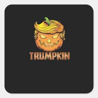 Trumpkin -  Halloween Pumpkin Square Sticker