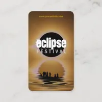 Eclipse Festival Silhouette Profile Card
