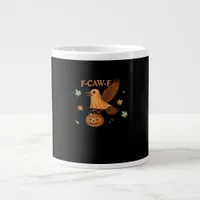 F-Caw-F Halloween Retro Classic Giant Coffee Mug
