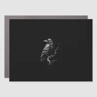 Crow, F-Caw-F Funny Bird Classic Cool Car Magnet