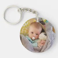 Daddy's Darling Children's Photo Key Chain