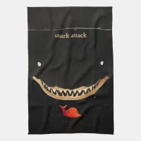 Big Dark Shark Kitchen Towel