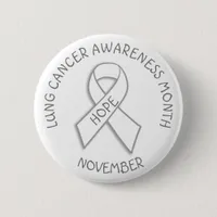 Lung Cancer Awareness MOnth November Button