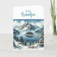 Get Well Grandpa Granddad Thank You Card