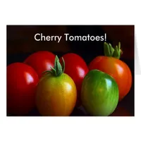 Cherry Tomatoes Cards