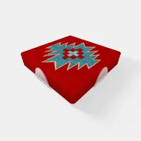 Southwest Mesas Red and Turquoise Coaster Set