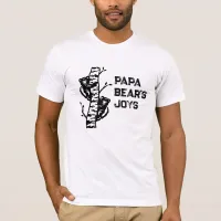 *~* AP86 PAPA BEAR's JOYS - Cubs Father's Day T-Shirt