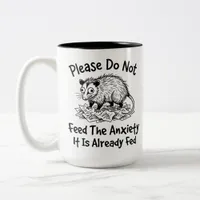 Two-Tone Mug - Fun Anxiety Relief Coffee Companion