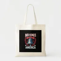 No Kings In America Design Classic Artistic Graphi Tote Bag