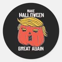 Trumpkin Make Halloween Great Again Classic – Spoo Classic Round Sticker