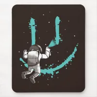 astronaut grafitti mouse pad