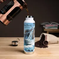 Door County  Wisconsin Winter  Water Bottle