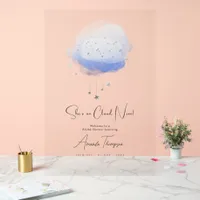She’s on Cloud Nine Bridal Shower Welcome Acrylic Sign