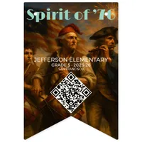 Custom QR School Banner • 1776–2026 Pride Tribute!