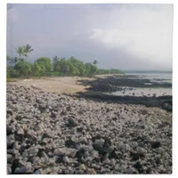 Punaluʻu Black Sand Beach Hawaii Big Island Napkin