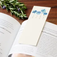Ho'oponopono & Bohemian Blue Flowers  Bookmarks