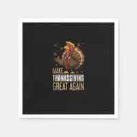 Make Turkey Great Again Funny Thanksgiving Trumpki Napkins