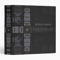 Industrial Dark Country Pattern Album / Binder