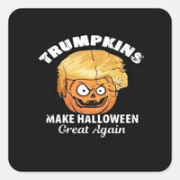 President Funny Trumpkins Halloween Square Sticker