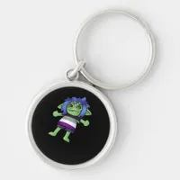 Goblincore Asexual Pride Goblin Classic Keychain