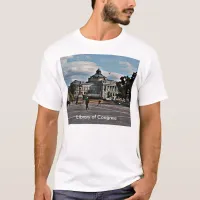 Library of Congress in Mosaic Pattern T-Shirt