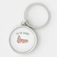Tis The Season Holiday Christmas Keychain