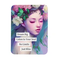 Dream Big, Inspirational Quote for Daughter Magnet